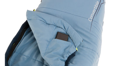 Outwell Convertible Sacco a pelo, azzurro