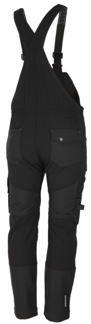 BENNON Erebos pantaloni da lavoro con bretelle, neri