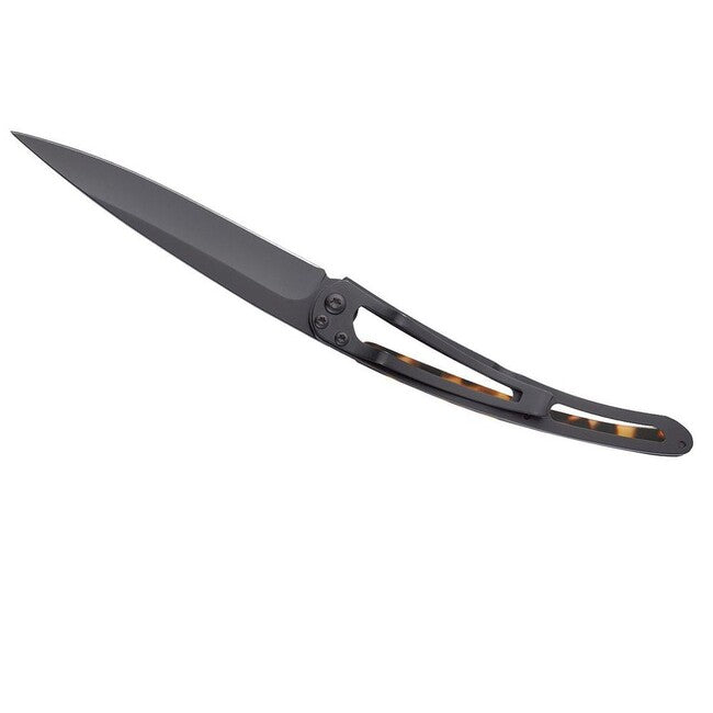 Deejo Turtle Grezzo coltello di chiusura a guscio di tartaruga