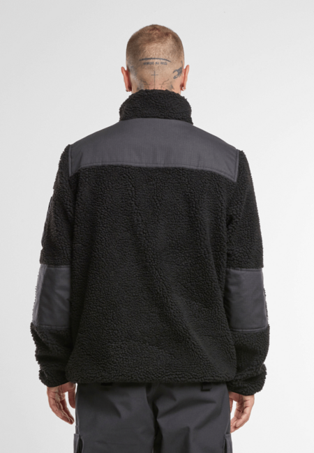 Brandit Men's Ramble Teddyfleece Jacket, Black