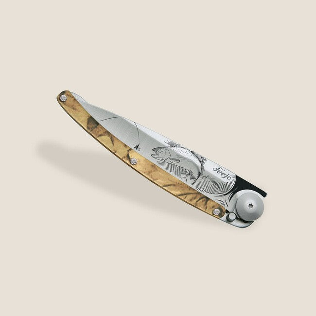 Deejo Tattoo camo Trota coltello di chiusura