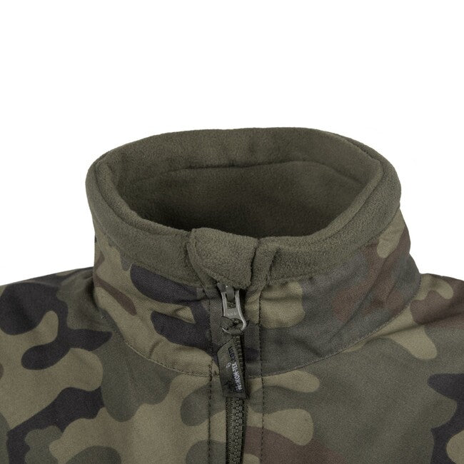 Helikon-Tex Infantry giacca in pile, nero woodland, 330g/m2