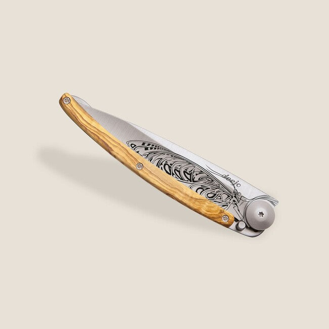 Deejo Tattoo legno Farfalla coltello di chiusura