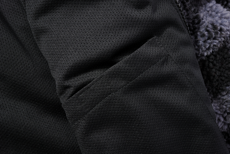 Brandit Teddyfleece giacca in pile, nero/grigio