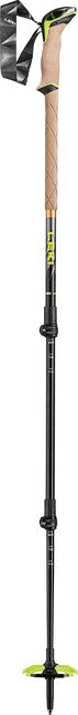 Leki Sherpa bastoncini da trekking 110 - 145 cm, antracite scuro-rame-giallo neon