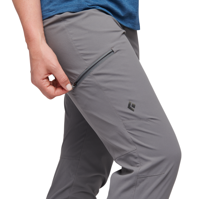 Black Diamond Technician Jogger pantaloni da donna, grigi acciaio