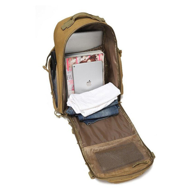 DRAGOWA Tactical Borsa da campeggio con maniglia, coyote