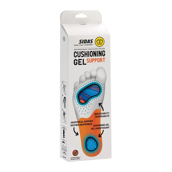Sidas V2 solette con supporto in gel ammortizzante