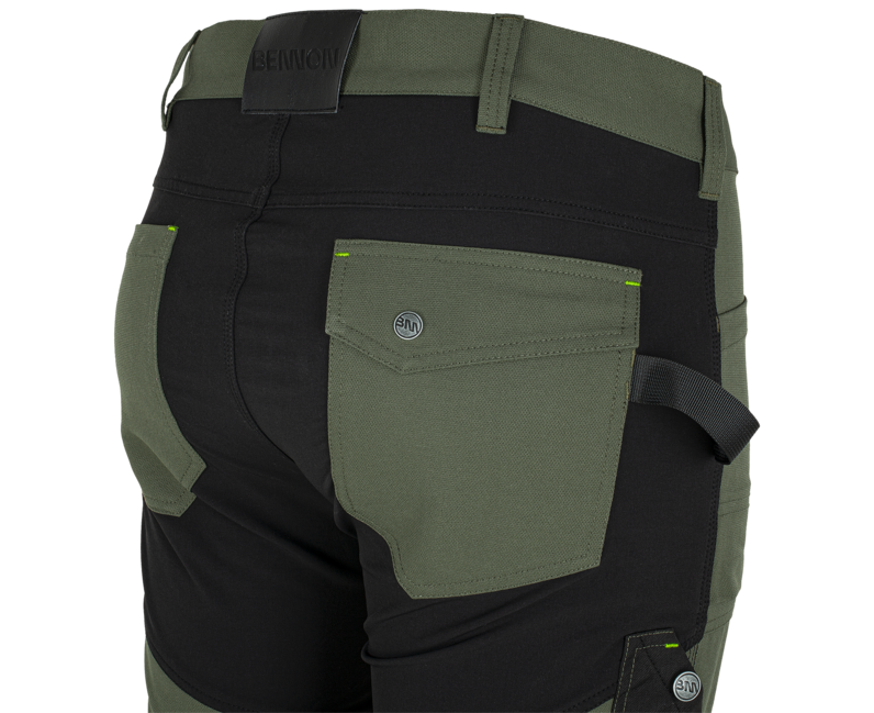 BENNON Erebos pantaloni da lavoro WP, verde/nero