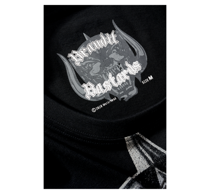 Brandit Motörhead maglietta con stampa Warpig, nero