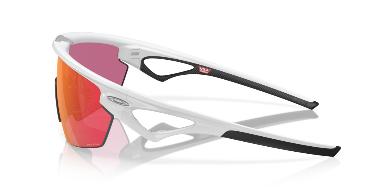 Oakley SPHAERA Sunglasses 36, Matte White Frame, Prizm Field Lenses