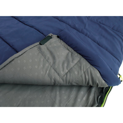 Outwell Contour Lux Double sacco a pelo, cerniera a sinistra