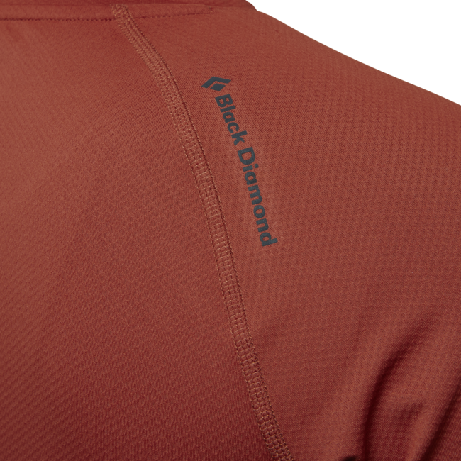 Black Diamond Alpenglow Crew maglietta a maniche lunghe da uomo, terra di Siena bruciata