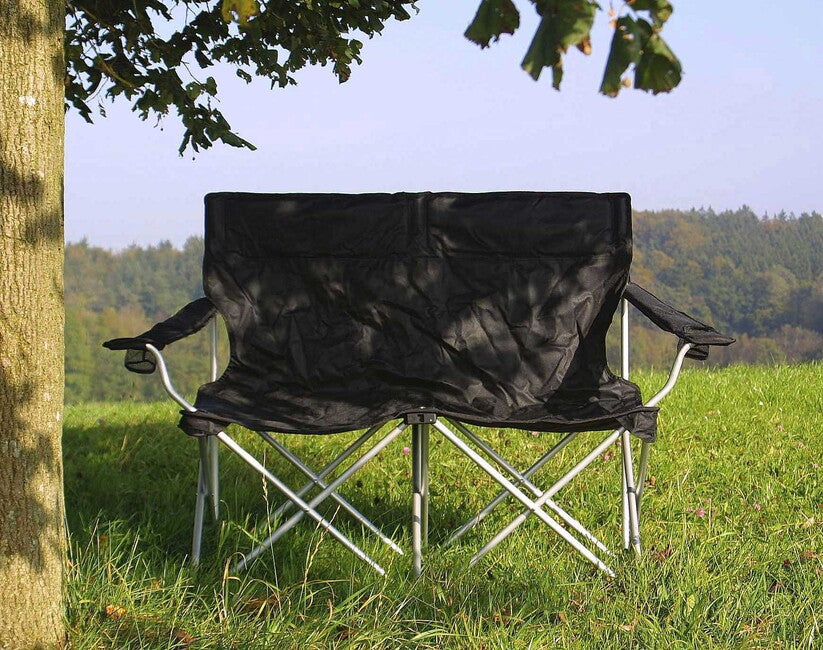 BasicNature Love Seat sedia da viaggio, nero