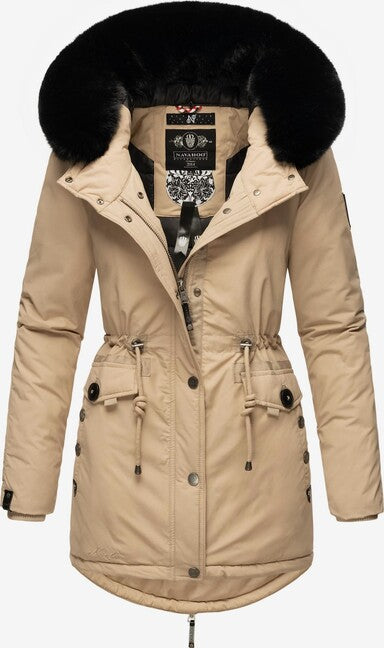 Navahoo Sweety Deluxe parka invernale da donna, tortora