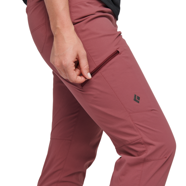 Black Diamond Pantaloni Jogger Tecnici da donna, legno di ciliegio