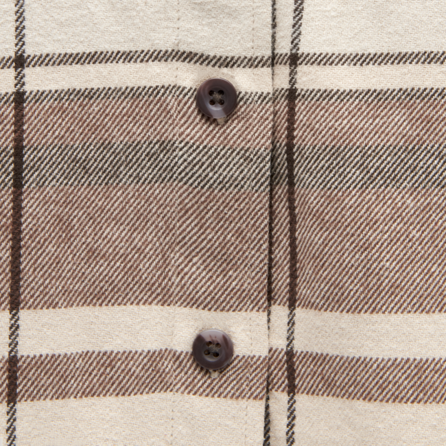 Black Diamond Project Flannel camicia di flanella da donna, plaid rosa gesso e nocciola