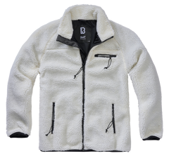 Brandit Teddyfleece giacca in pile, bianca
