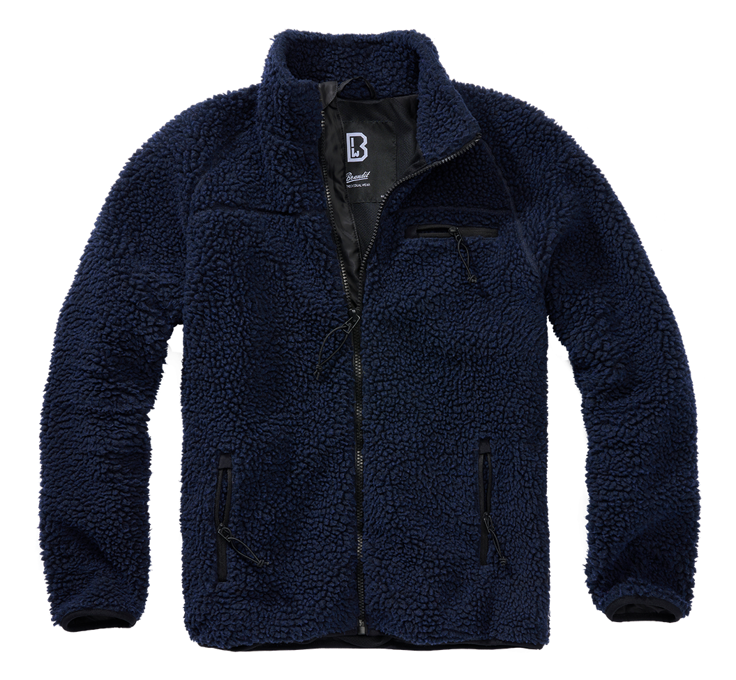Brandit Teddyfleece bunda flísová, námornícka modrá