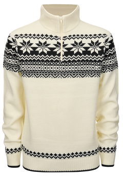 Brandit Norwegian Troyer maglione, bianco