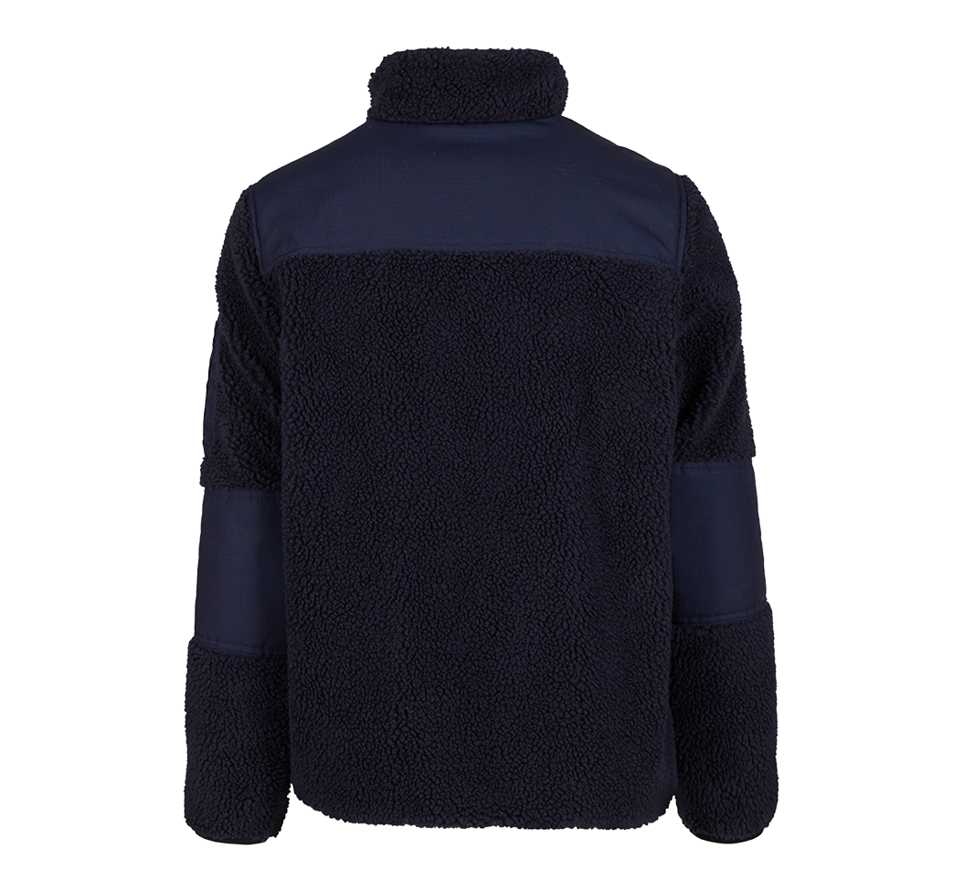 Brandit Ramble pánska bunda flísová Teddyfleece, námornícka modrá