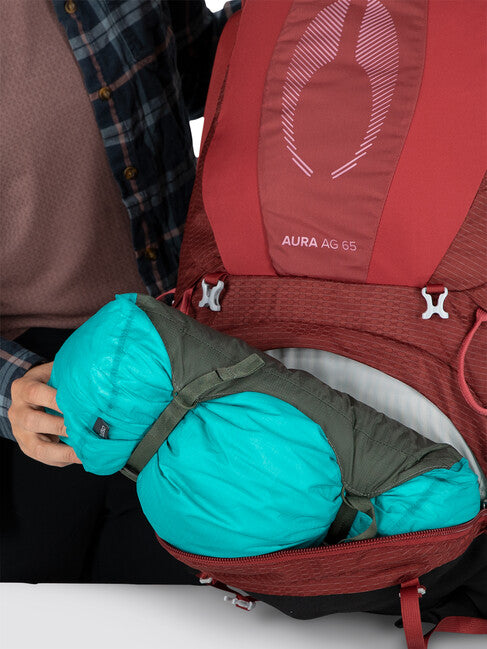 Osprey Aura Ag 65 zaino, berry sorbet red