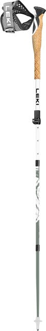 LEKI Cross Trail FX Superlite ραβδοι πεζοπορίας, λευκό-envy πράσινο-μαύρο, 110 - 130 cm