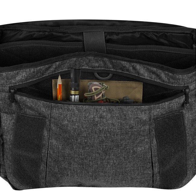 Helikon-Tex URBAN borsa a tracolla media - nylon - nero-grigio melange