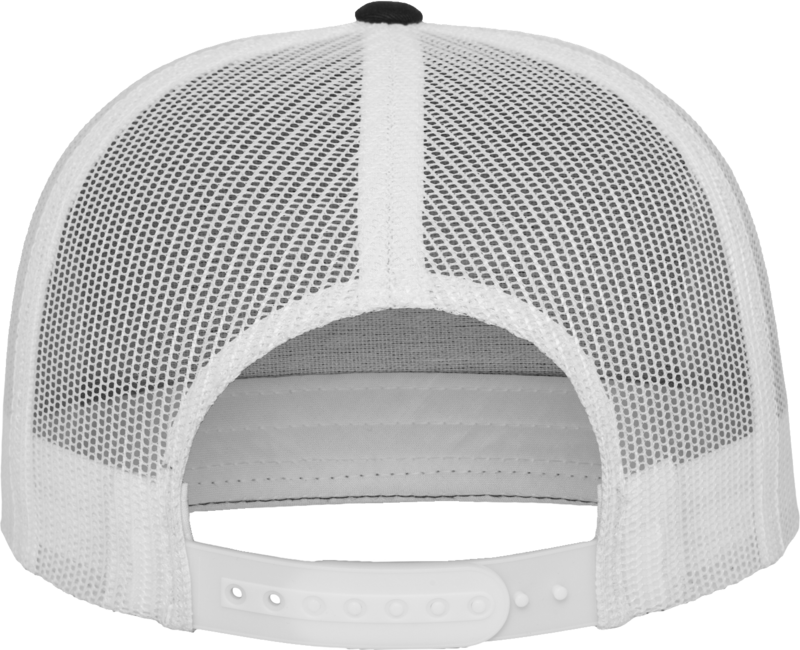 Brandit Classic Trucker 2-Tone σκούφος με ίσιο γείσο, μαύρο-λευκό