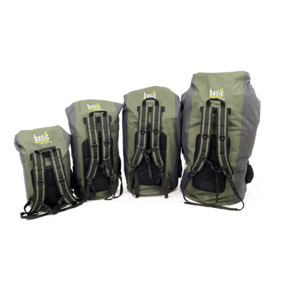 BasicNature Borsa impermeabile 140 L, grigio-verde