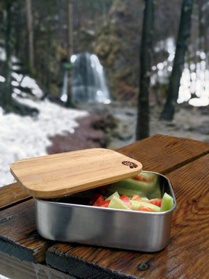 Origin Outdoors Bamboo Lunch Box 0.8l