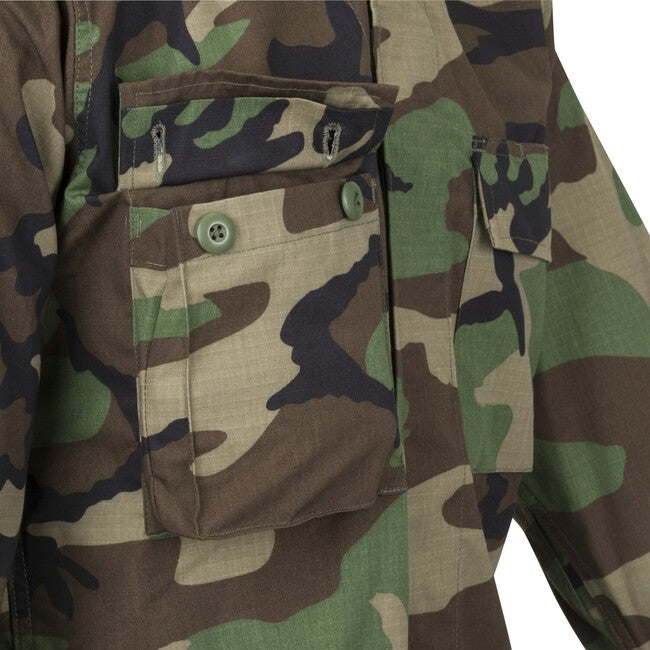 Helikon-Tex Camicetta BDU - PolyCotton Ripstop - US Woodland