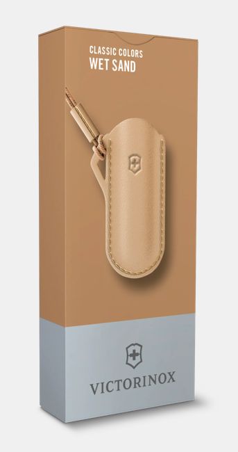Victorinox Fodero per coltello da tasca in pelle, marrone