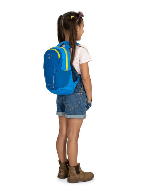 OSPREY DAYLITE JR zaino per bambini, alpin blue/blue flame