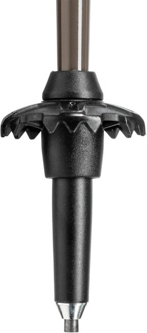 Leki Makalu FX TA bastoncini da trekking 110 - 130 cm, nero petrolio-grigio argento