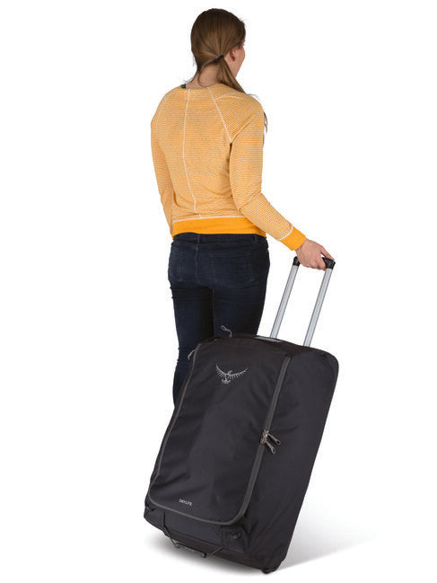 Osprey Daylite Whld Duffel borsa da viaggio con ruote 85, nera