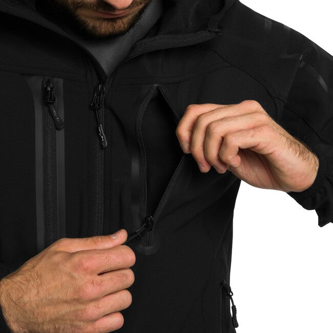 Mil-Tec Flex-Tech Dynamic Force softshell bunda, čierna