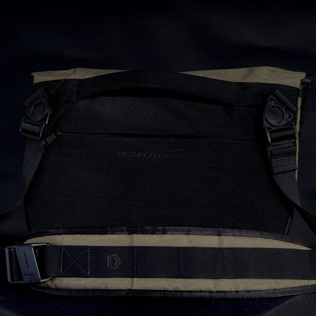 Pentagon Consul Side Messenger borsa, grigio scuro