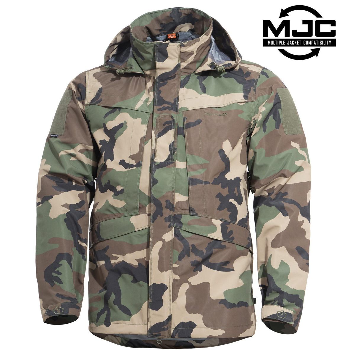 Pentagon Hurricane ανδρικό χειμερινό μπουφάν, camo woodland