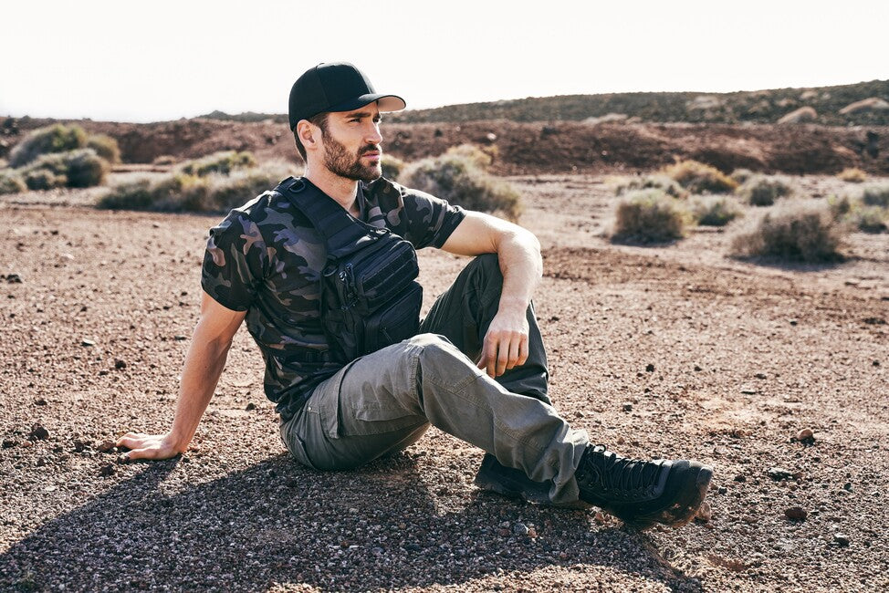 Brandit Cooper borsa a tracolla, darkcamo