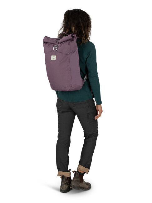 Osprey Arcane Roll Top Pack zaino da città, purple dusk heather