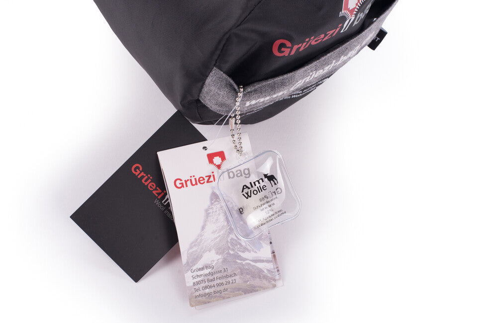 Grüezi-Bag Wellhealth Grüezi coperta di lana, grigia