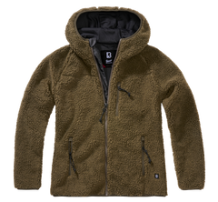 Brandit Teddy giacca in pile da donna, oliva