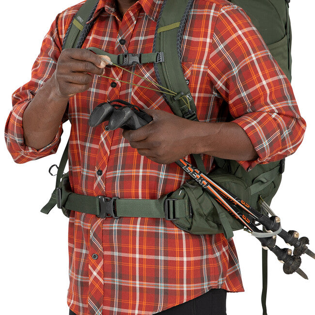 Osprey Kestrel 58 zaino, bonsai green