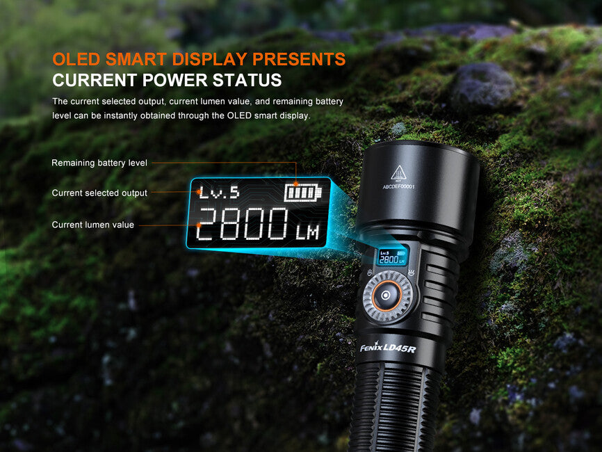 Fenix LD45R torcia e fuoco