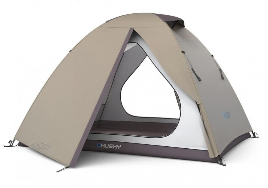 Husky Bizam 2 Plus trekový stan pre 2 osoby, Black Coating light brown