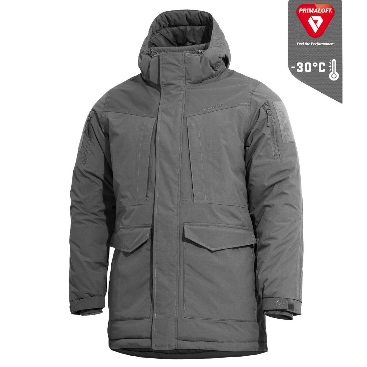 Pentagon HCP V2.0 parka da uomo, cinder grey