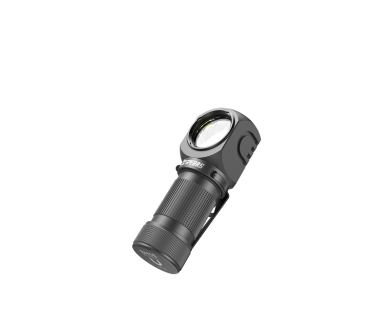 Speras SH16 torcia frontale ricaricabile, nera