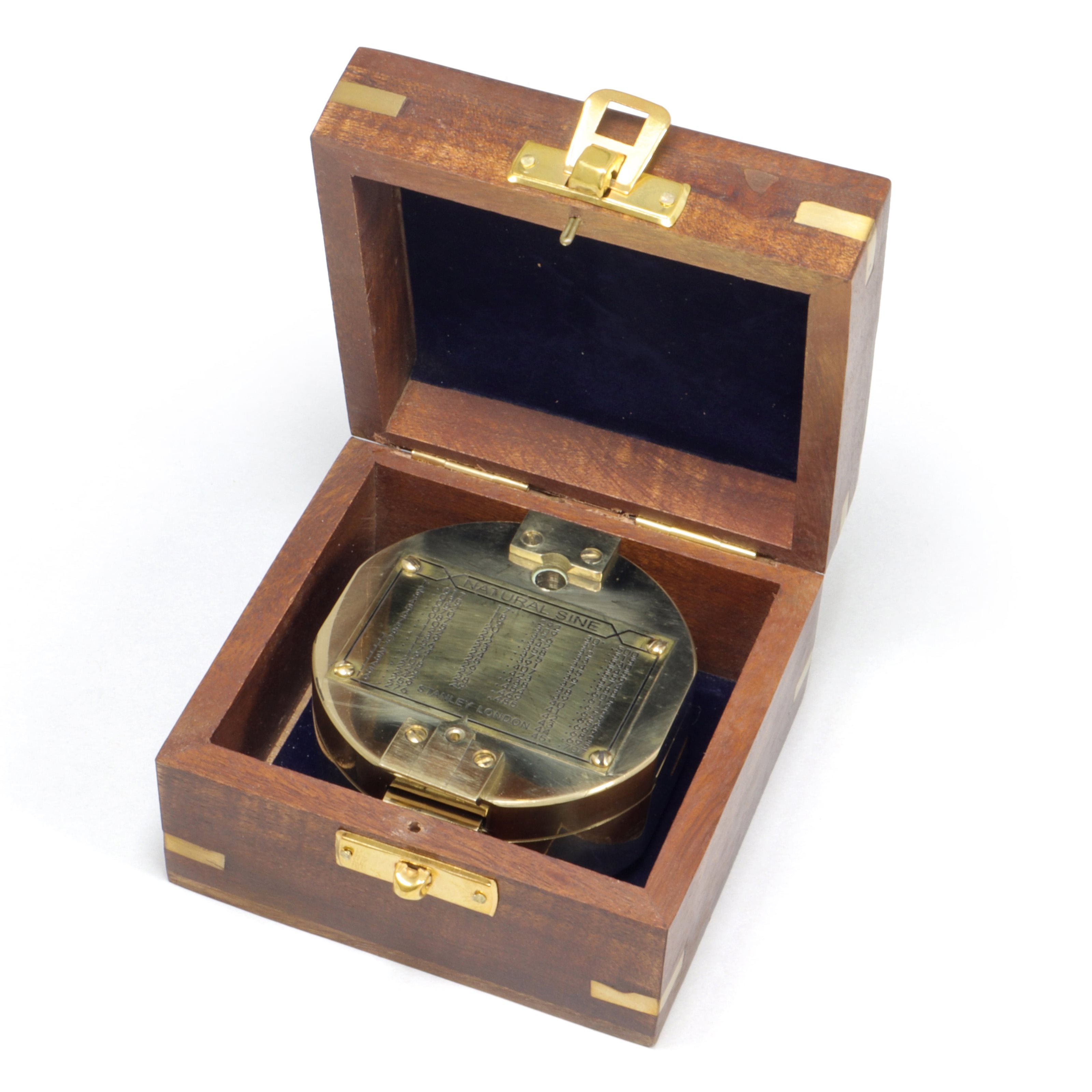 Origin Outdoors Sighting Mirror Classic Compass Brass