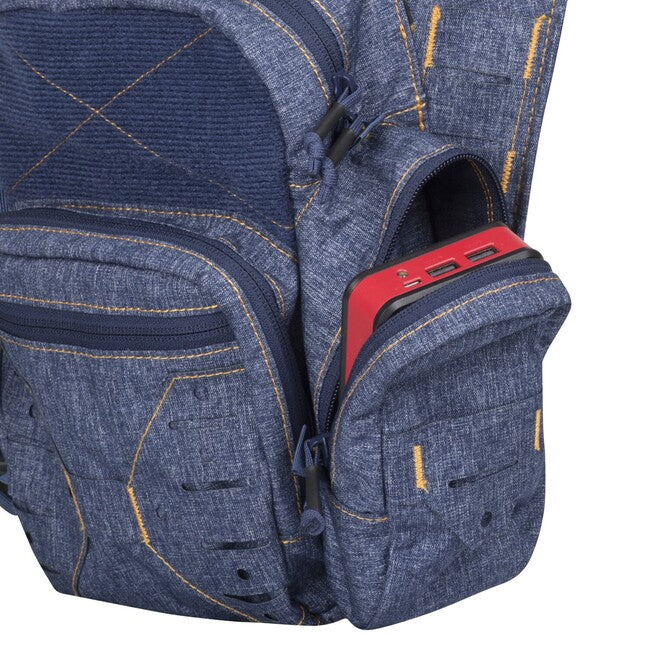 Helikon-Tex EDC borsa a tracolla - Nylon Poliestere Blend - Melange, nero-grigio